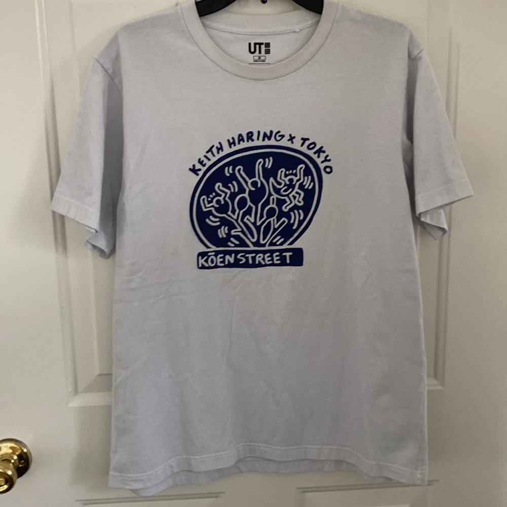 Uniqlo Keith Haring x Tokyo Keon Street Graphic Tee Shirt - Size Medium. - Picture 2 of 7
